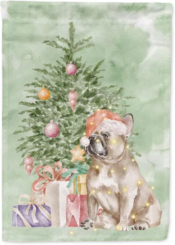 Vista 18 de Caroline's Treasures CK8213GF Bulldog Inglés #2 Regalos de Navidad y árbol de jardín Bandera de buzón Bandera decorativa para patio exterior, patio
