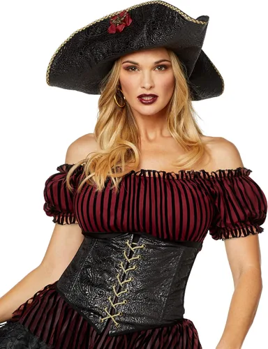 Vista 3 de Disfraz de dama de los mares para Halloween