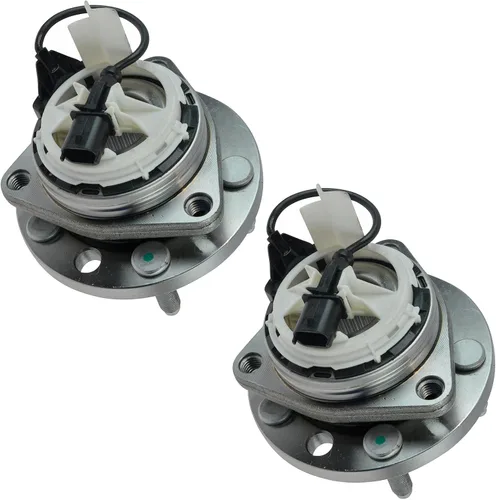 Vista 5 de Conjunto de rodamiento de rueda delantera de 2 piezas y buje TRQ Compatible con Pontiac Solstice 2006-2009 Saturn Sky 2007-2010