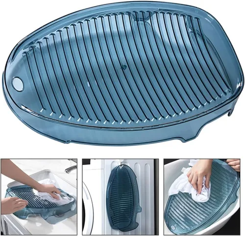 Vista 9 de 1pc Mini Washboard Underwear Washing Machine Wash Board Small Lavadora Portátil Small Washer Machine Small Washing Machine Portable Plastic Thicken