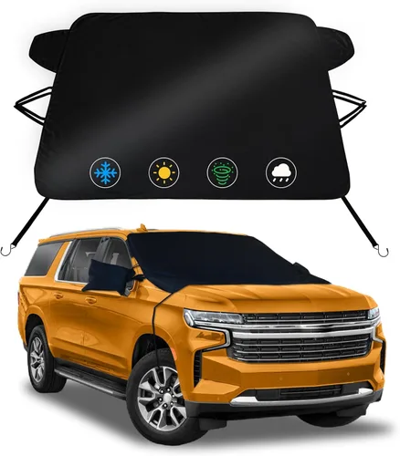 Vista 55 de Cubierta de nieve para parabrisas para Toyota Sequoia 2023-2025 2026/Toyota Tundra 2022-2025 2026 Limited SR5 Platinum TRD Pro Pickup Cubierta