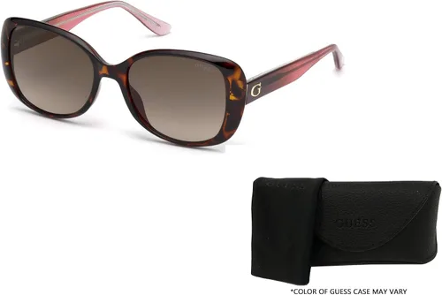 Vista 3 de GUESS GU7554 Square Sunglasses for Women +BUNDLE with ACCESSORY EYEWEAR KIT