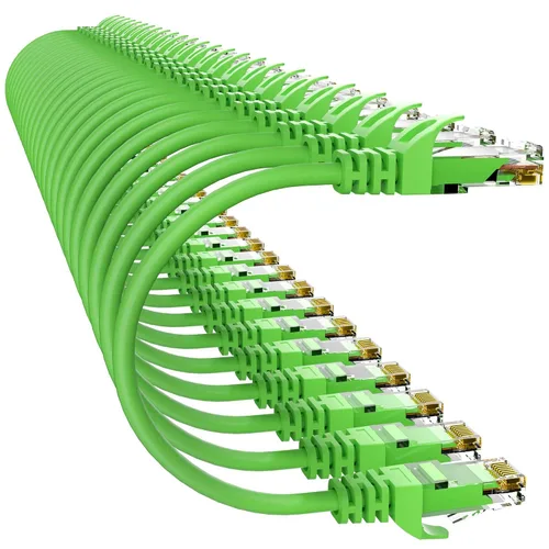 Vista 15 de Cable Ethernet Cat 6 de 50 pies para exteriores e interiores, cable de conexión Ethernet Cat6 de 10 Gbps, cable de red UTP Cat6 de alta velocidad