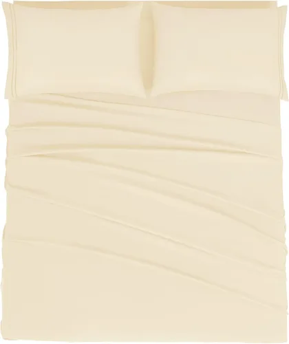 Vista 26 de Mejoroom Juego de sábanas tamaño individual – Sábanas individuales de Hotel Collection – Sábanas y fundas de almohada con sábana bajera de bolsillo