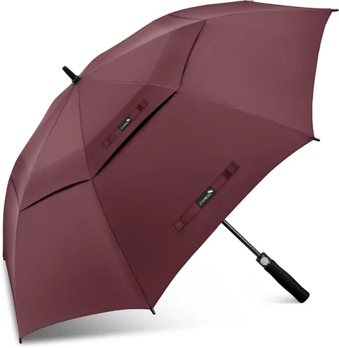 Vista 36 de ZOMAKE - Paraguas de golf a prueba de viento, extragrande, de gran tamaño, de doble dosel resistente para lluvia, juegos deportivos y carrito