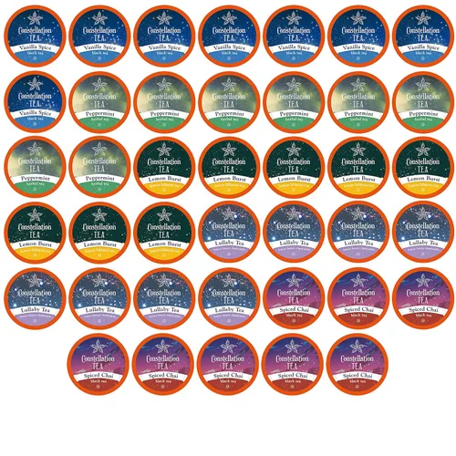 Vista 7 de Constellation Tea Cápsulas de té de hierbas de menta compatibles con cafeteras K Cup incluyendo 2.0, 40