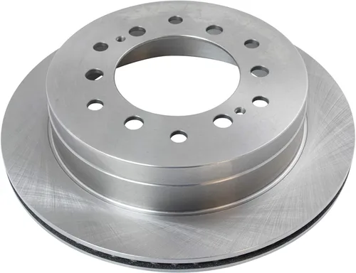 Vista 5 de TRQ Kit de pastillas de freno trasero y rotor, kit químico de freno, pastillas de freno de cerámica compatible con Lexus GX470 Toyota 4Runner