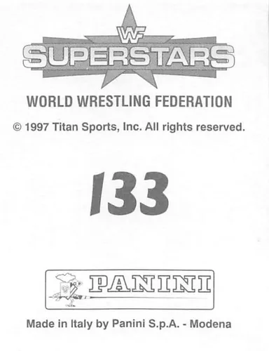 Vista 2 de 1997 Panini WWF Superstar Stickers Wrestling #133 Honky Tonk Man Oficial WWF World Wrestling Federation Album Sticker que mide 2 1/4 pulgadas