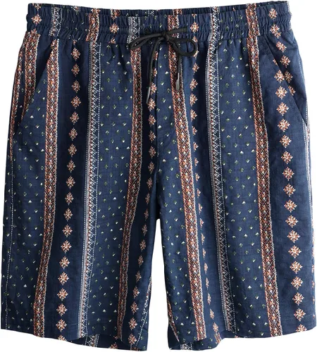 Vista 5 de VATPAVE Camisas hawaianas florales de manga corta con botones para hombre