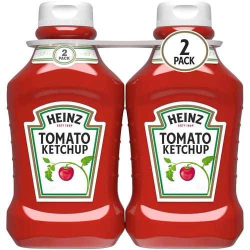 Vista 33 de Heinz Ketchup de tomate mezclado con chipotle, botella exprimible de 14 onzas