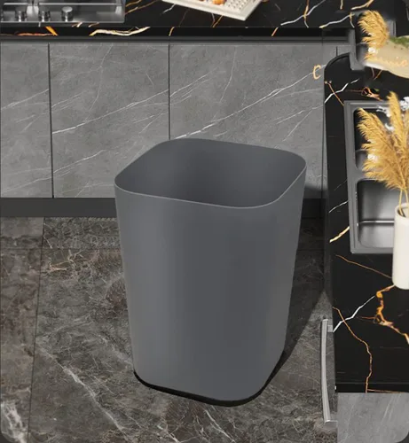Vista 6 de Cubo de basura pequeño de 2 galones, cubo de basura cuadrado para baño, dormitorio, cocina, encimera debajo del fregadero