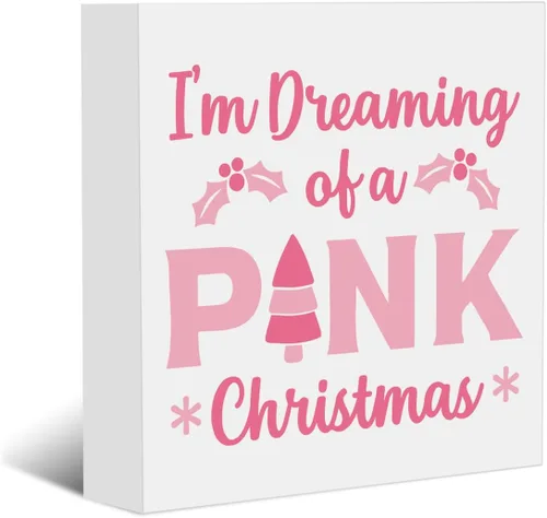 Vista 9 de Divertida decoración de Navidad para baño, decoración de Navidad para interiores, decoración de Papá Noel, decoración de madera con texto en inglés