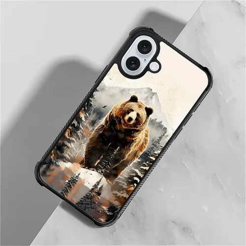 Vista 42 de Funda compatible con iPhone 15, diseño de elefantes africanos, diseño increíble a prueba de golpes, antiarañazos, carcasa trasera de policarbonato