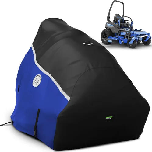 Vista 11 de Funda para tractor de césped de 420D, cubierta impermeable para tractor resistente, se adapta a cubiertas de hasta 54", ajuste universal para John