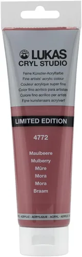 Vista 73 de Lukas CRYL Studio Artist - Pintura acrílica para artistas, Alizarín Carmesí, tubo de 125 ml - Pinturas acrílicas de alto pigmento para pintura