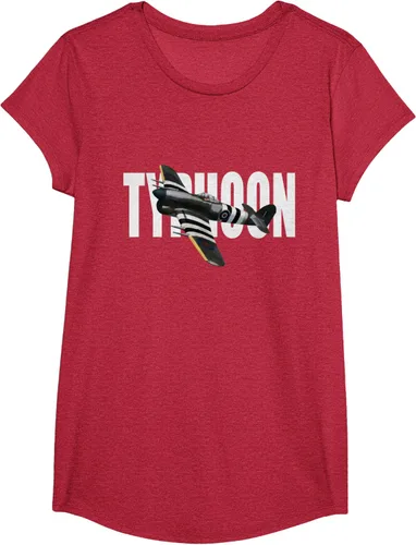 Vista 45 de RAF Hawker Typhoon WW2 Fighter Aircraft T-Shirt