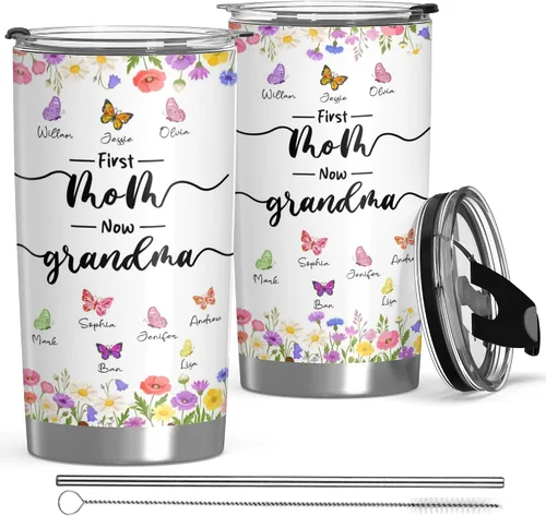 Vista 14 de Vaso personalizado con texto fotográfico, vaso de acero inoxidable con pajilla, taza de café personalizada con foto de viaje, regalo
