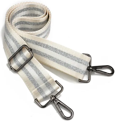 Vista 76 de LVYOUME Correa para bolso, accesorios plateados, correas anchas para bolsa, correa de hombro ajustable para bolsos