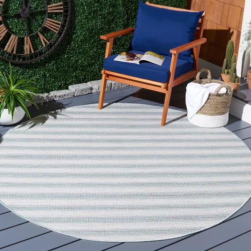 Vista 40 de SAFAVIEH Hampton Collection - Alfombra lavable para exteriores de 2 x 9 pies, color marfil y gris, no desprende pelusa y fácil de limpiar, ideal