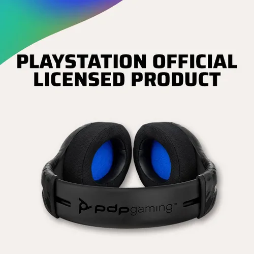 Vista 5 de PDP AIRLITE PRO Wireless Power Stereo Gaming Headset with Noise Cancelling Microphone Compatible with PS5PS4PS3 ConsolePC Windows 10, Comfortable