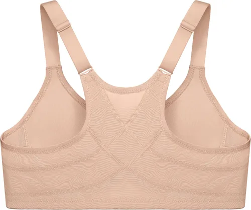 Vista 5 de Glamorise Sujetador Wonderwire Posture Back con aros para mujer, talla grande #9265