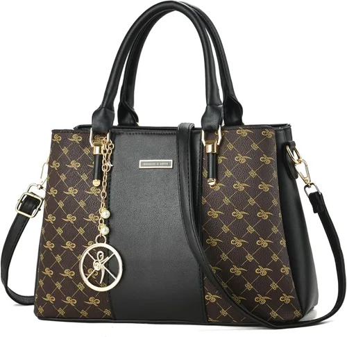 Vista 40 de KURGOOL Bolsos y bolsos de mano para mujer, bolso de hombro con asa superior, bolsa de mensajero para mujer