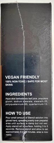 Vista 9 de Gel de transferencia de plantillas de tatuaje, crema mágica para plantillas, solución de aplicación de tatuaje para plantillas de máquinas de papel