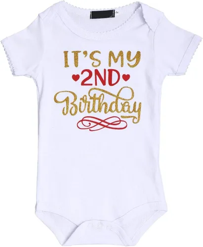 Vista 2 de Its My 1st2nd Birthday Outfit - Conjunto de 4 bragas de tutú para bebé