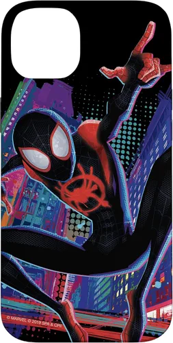 Vista 15 de Marvel Spider-Man Into The Spider-Verse Miles Morales City - Carcasa para iPhone 17
