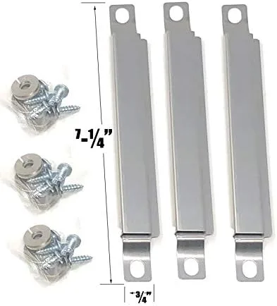 Vista 2 de Grill Parts Zone Tubo cruzado de repuesto para modelos de gas G45149, Oklahoma Joe 15202029, 16202046, G45149, G41201, G41202, G41204, G41205