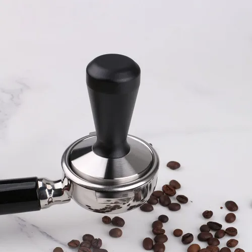 Vista 8 de Prensa de grano de café de acero inoxidable con base de café Barista Espresso 1.929 in