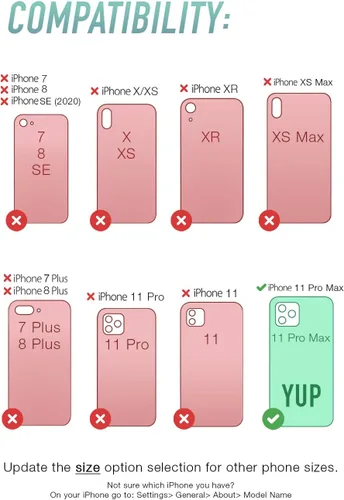 Vista 5 de Smartish - Powered by Plants - iPhone 11 Pro Max Slim Case - Gripmunk [Lightweight + Protective] Thin Cover - Fits iPhone 11 Pro Max