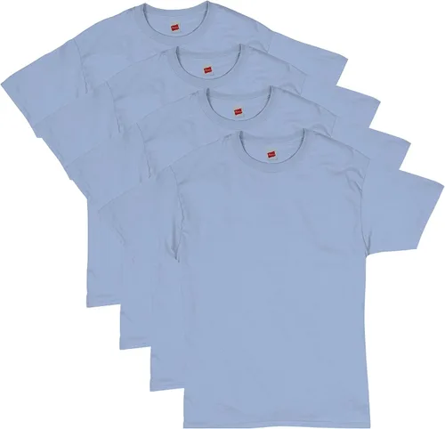 Vista 7 de Hanes Men's Short Sleeve T-Shirt Pack, Big & Tall, Crewneck Cotton T-Shirts for Men, Value Packs