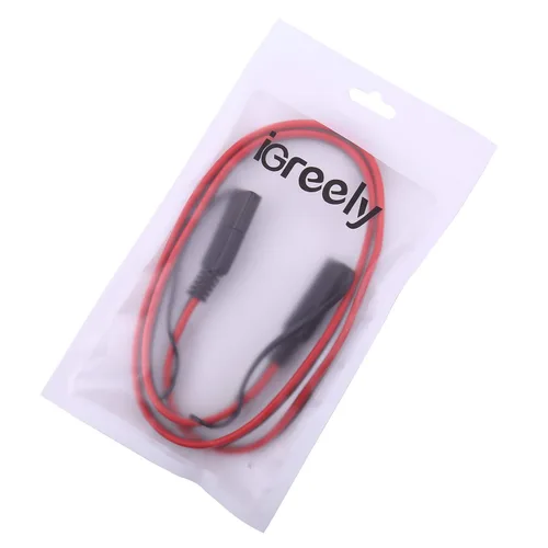 Vista 7 de iGreely Cable de extensión SAE – Arnés de cable de desconexión rápida SAE de 14 AWG para panel solar, batería, motocicleta, automóviles, tractor, 3