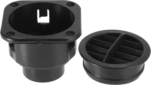 Vista 8 de X AUTOHAUX 4 unids salida de ventilación de aire caliente 1.654 in calentador de coche conducto tubo de manguera 360 grados giratorio aparcamiento