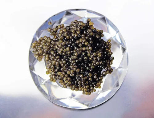 Vista 3 de $36 oz. Caviar de esturión Kaluga, calidad premium 8 oz 8.01 oz