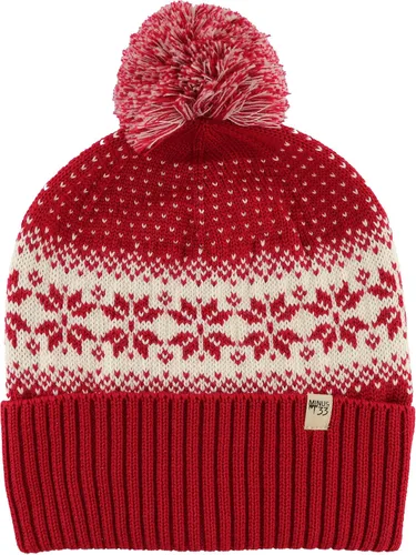 Vista 13 de Minus33 - Gorro de punto con pompón de peso medio, 100% lana merina, gorro de invierno