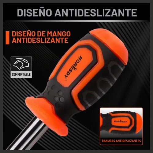 Vista 5 de HORUSDY Juego de 2 piezas de punta magnética de 1/4" para destornillador, soporte de broca magnética, de 190mm y 90mm de largo, mango