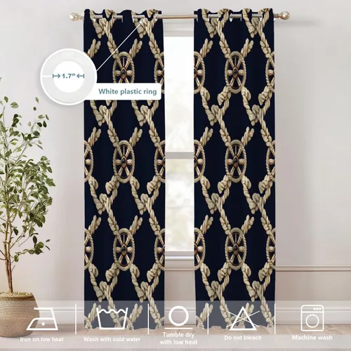 Vista 71 de Shrahala Orange Autumn Autumn Blackout Curtain Tiers, Fall Kitchen Valance Light Blocking Tier Drapes with Rod Pocket, 2 Pack 26 X 24 in