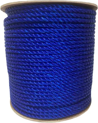 Vista 7 de ATERET Cuerda de Polipropileno Trenzada de 3 Hebras Color Tostado Monofilamento I 1-1/2" x 20 Pies I 19,350 lbs. Resistencia a la Tracción I Cordón