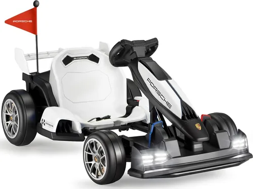 Vista 16 de Go Kart eléctrico de 24 V para niños, con licencia Porsche Drift Azul