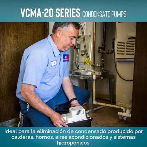 Vista 9 de Little Giant VCMA-20ULST, 230 voltios, 80 GPH, bomba de eliminación