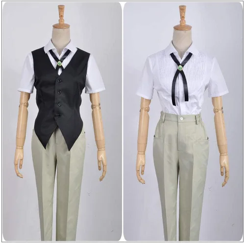 Vista 5 de Cos-Animefly Anime Bungo Stray Dogs Osamu Dazai Cosplay traje largo gabardina Halloween fiesta traje para hombres mujeres