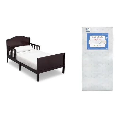 Vista 8 de Delta Children Bennett Wood - Cama para niños pequeños, certificado Greenguard Gold, blanco Bianca Bianca Blanco