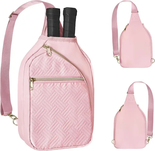 Vista 8 de Bolsa de pickleball para mujer - Bolsa de paleta con diseño de patente