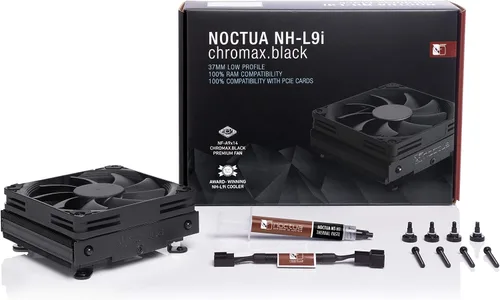 Vista 4 de Noctua NH-L9i chromax.black Enfriador de CPU de bajo perfil para Intel LGA115x (negro)