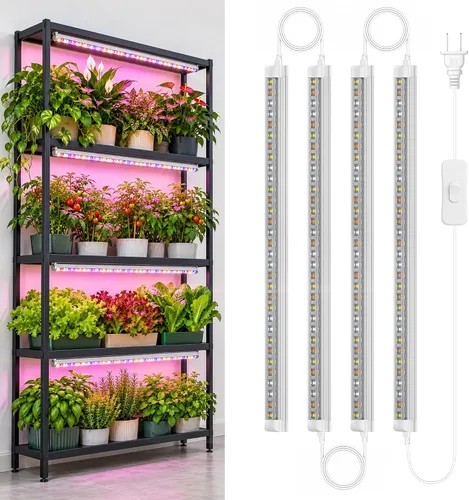 Vista 11 de Luces de cultivo para plantas de interior, luz de crecimiento