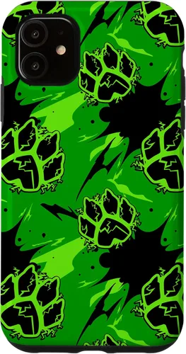 Vista 8 de Miraculous Ladybug - Carcasa para iPhone 17 con patas y salpicaduras de gato negro
