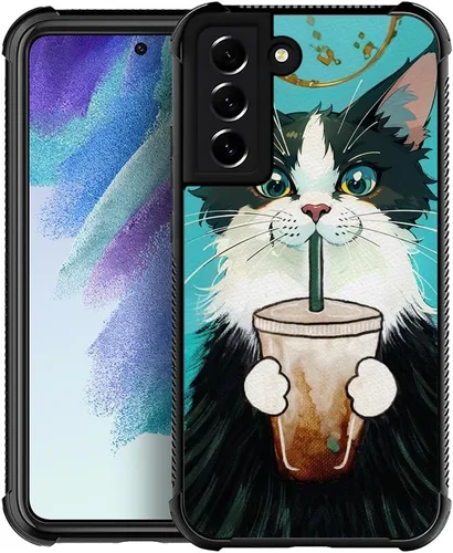 Vista 40 de Funda compatible con Samsung Galaxy S21, diseño de elefantes africanos, diseño increíble a prueba de golpes, antiarañazos, carcasa trasera