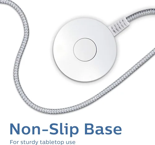 Vista 4 de Philips Interruptor de encendido/apagado con cable trenzado, cable de 6 pies, mesa Para montaje en mesa o pared, perfecto para lámparas/luces
